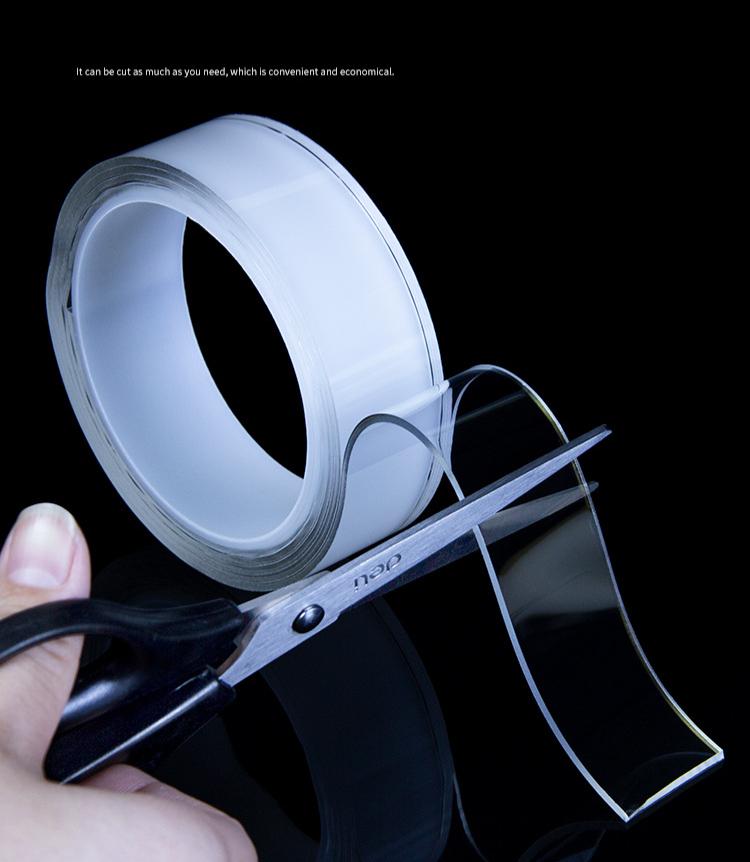 Waterproof Nano Double-Sided Tape - Transparent & Traceless Adhesive Hooks D - Taplike