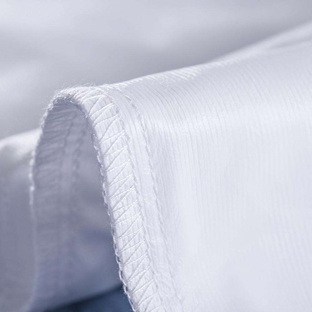 White waterproof pillowcase with zipper and soft knitted fabric SP - Taplike