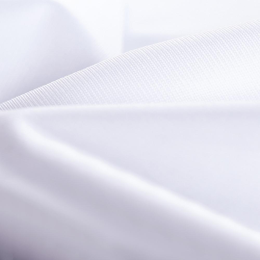 White waterproof pillowcase with zipper and soft knitted fabric SP - Taplike