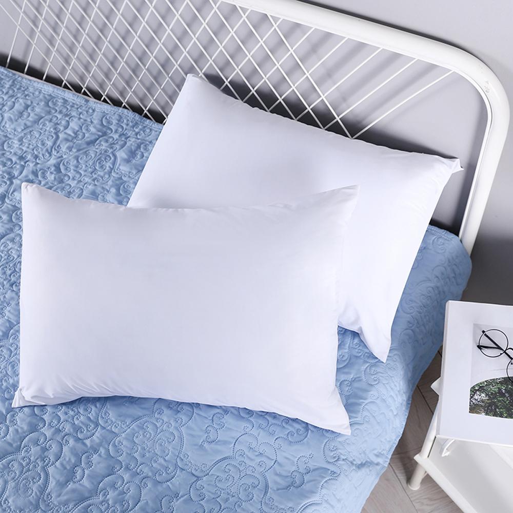 White waterproof pillowcase with zipper and soft knitted fabric SP - Taplike