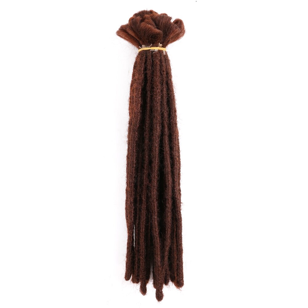 6-inch African braid pure real hair American Braid Dreadlocs Braid 10pcs