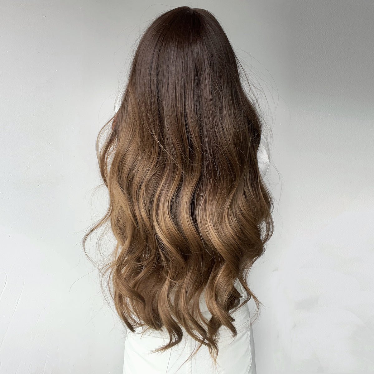 20-inch | Dark Brown | Straight Hair With Hair Bangs | SM7237 - TapLike