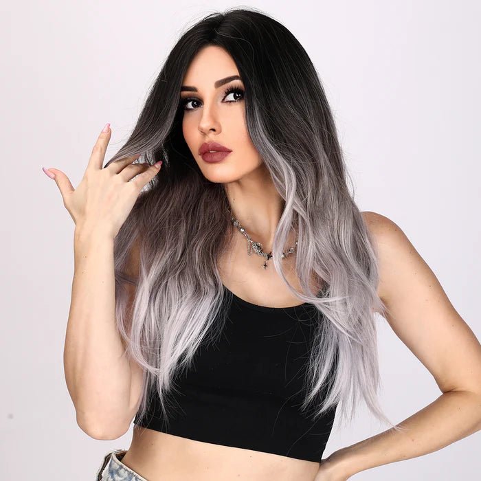 26-inch | Ombre Grey | Loose Wavewithout Bangs | SM8036 - TapLike