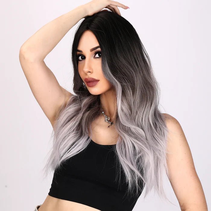 26-inch | Ombre Grey | Loose Wavewithout Bangs | SM8036 - TapLike
