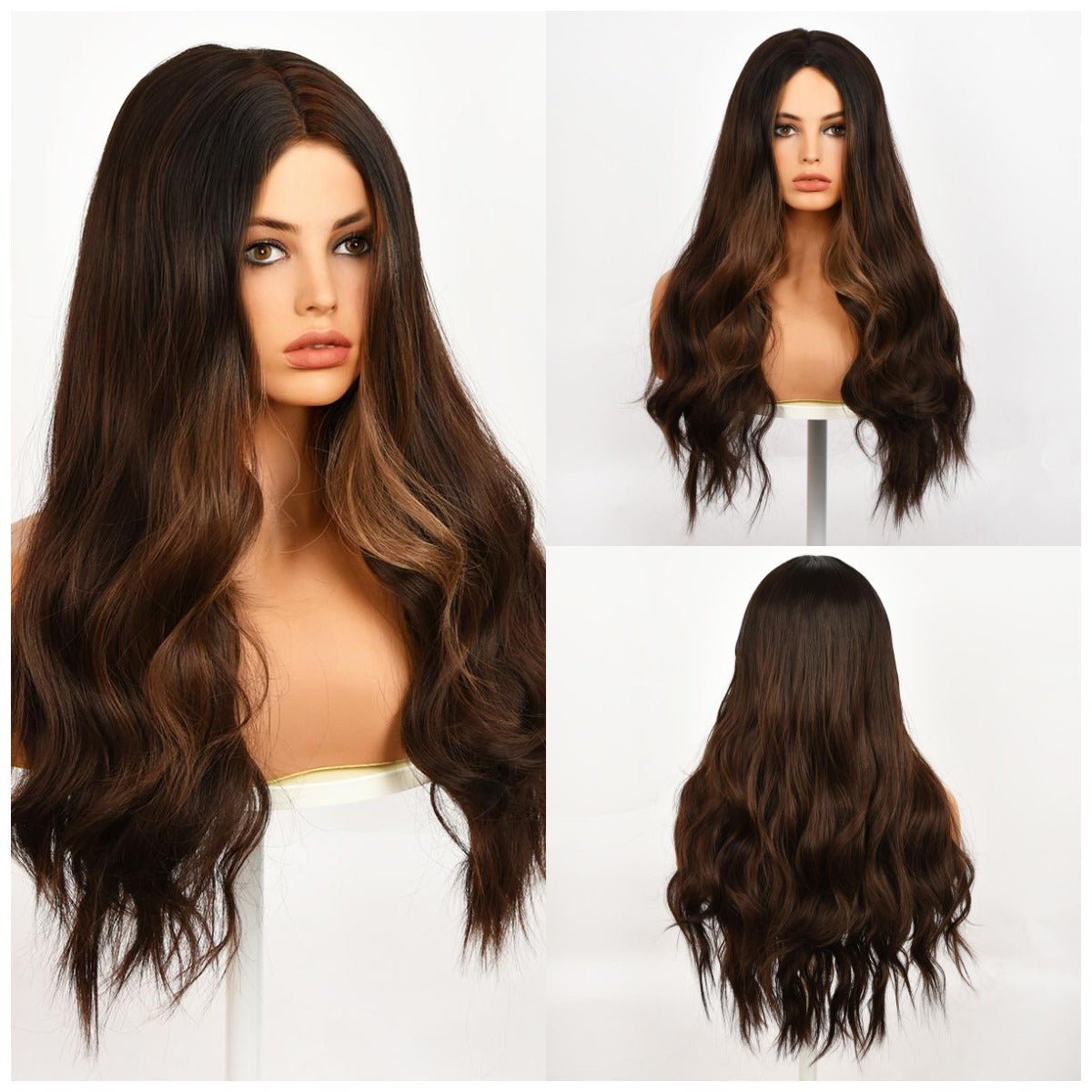 28-inch | Brown Loose Wave without Hair Bangs | SM9234 - TapLike