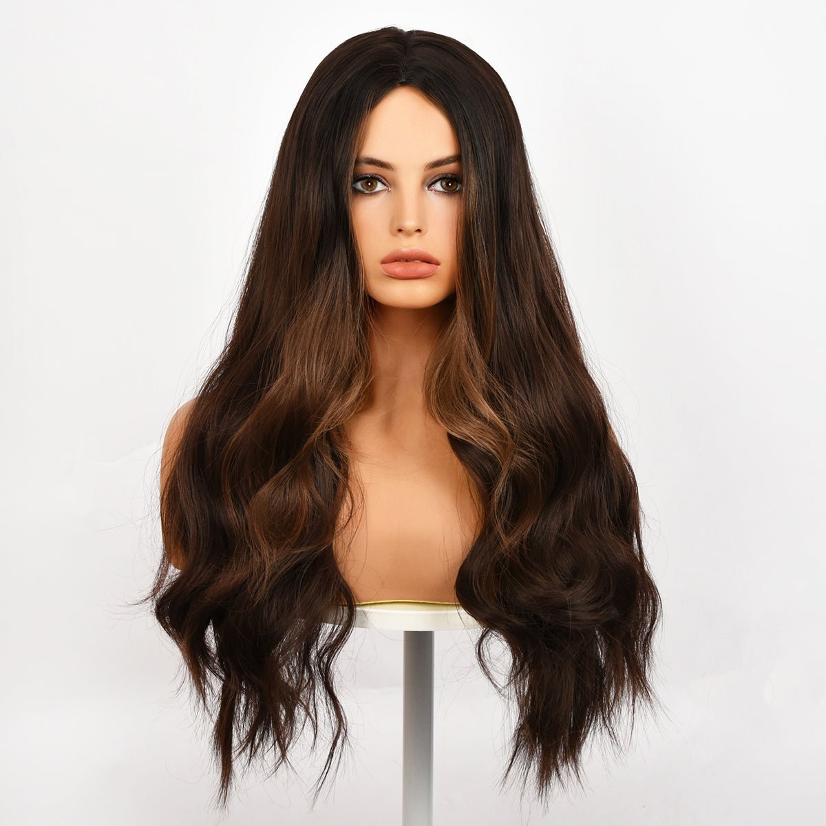 28-inch | Brown Loose Wave without Hair Bangs | SM9234 - TapLike