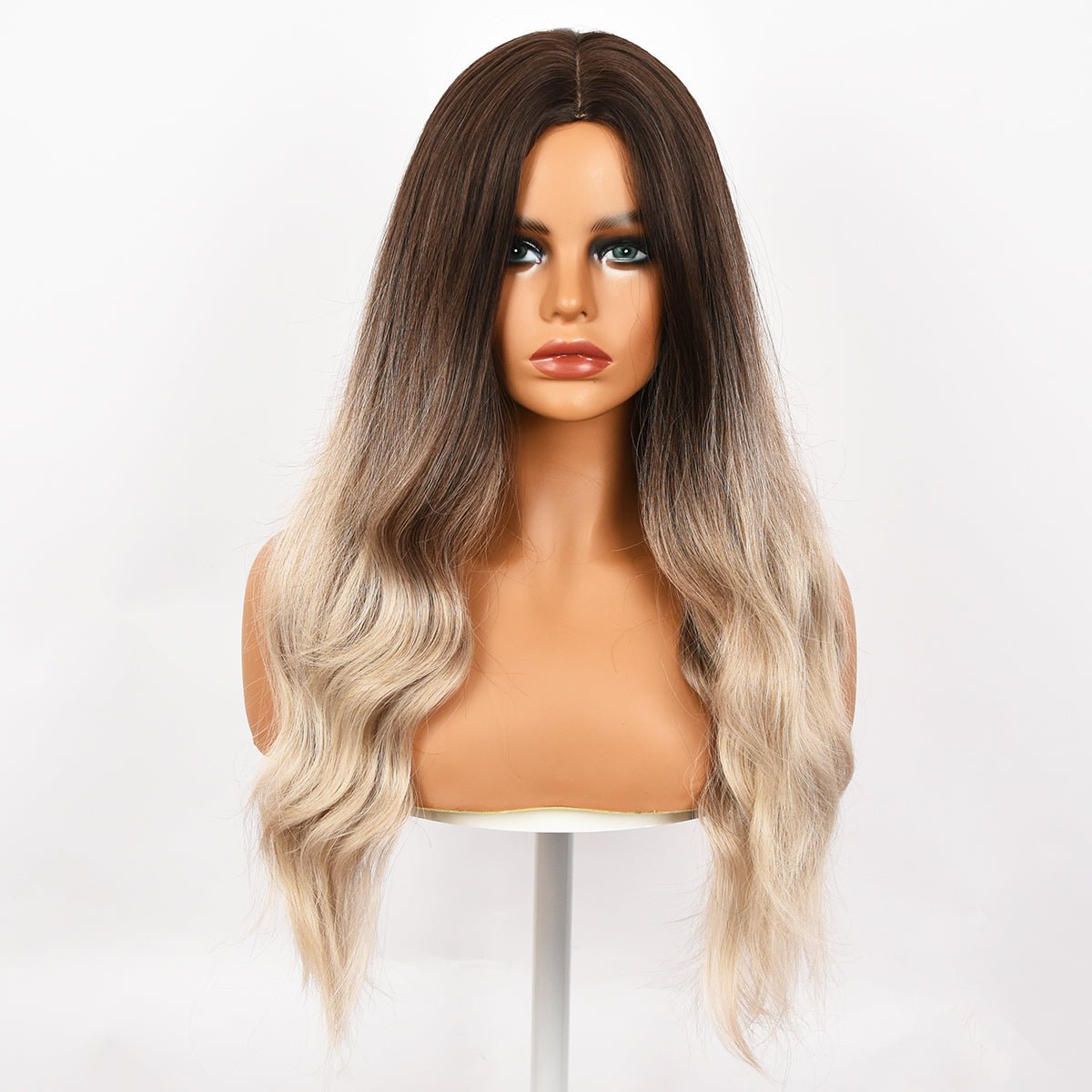 28-inch | Golden Gradient Loose Wave without Hair Bangs | SM8052 - TapLike
