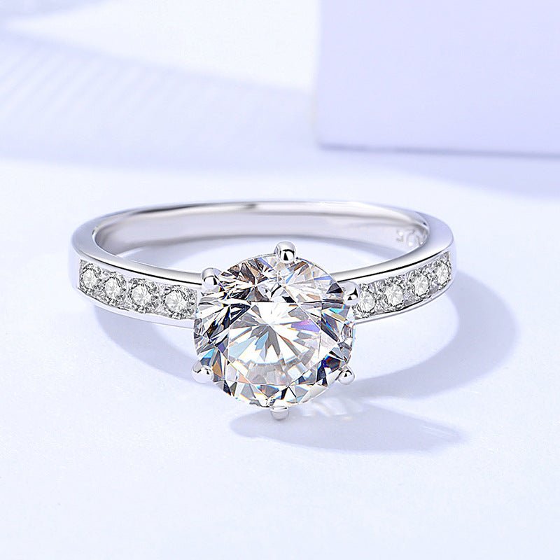 2ct Moissanite Ring, Buy 1 Get 2 Free, Gifts For Yourself F3649-1 - TapLike