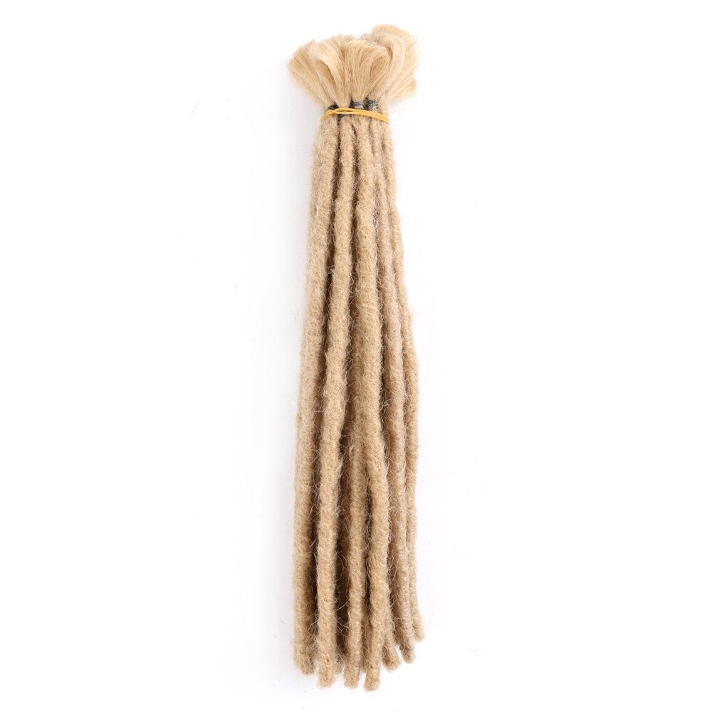 6-inch African braid pure real hair American Braid Dreadlocs Braid 10pcs - Taplike