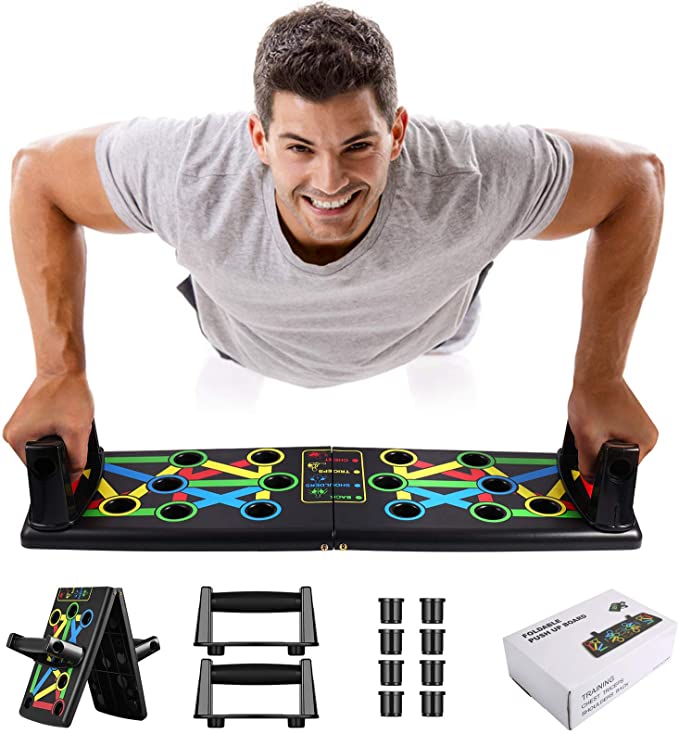 9 in 1 Push Up Rack Board System Fitness Workout Train Gym Exercise - Taplike