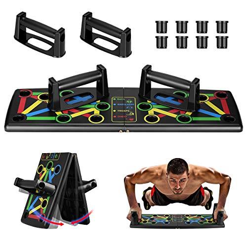 9 in 1 Push Up Rack Board System Fitness Workout Train Gym Exercise - Taplike