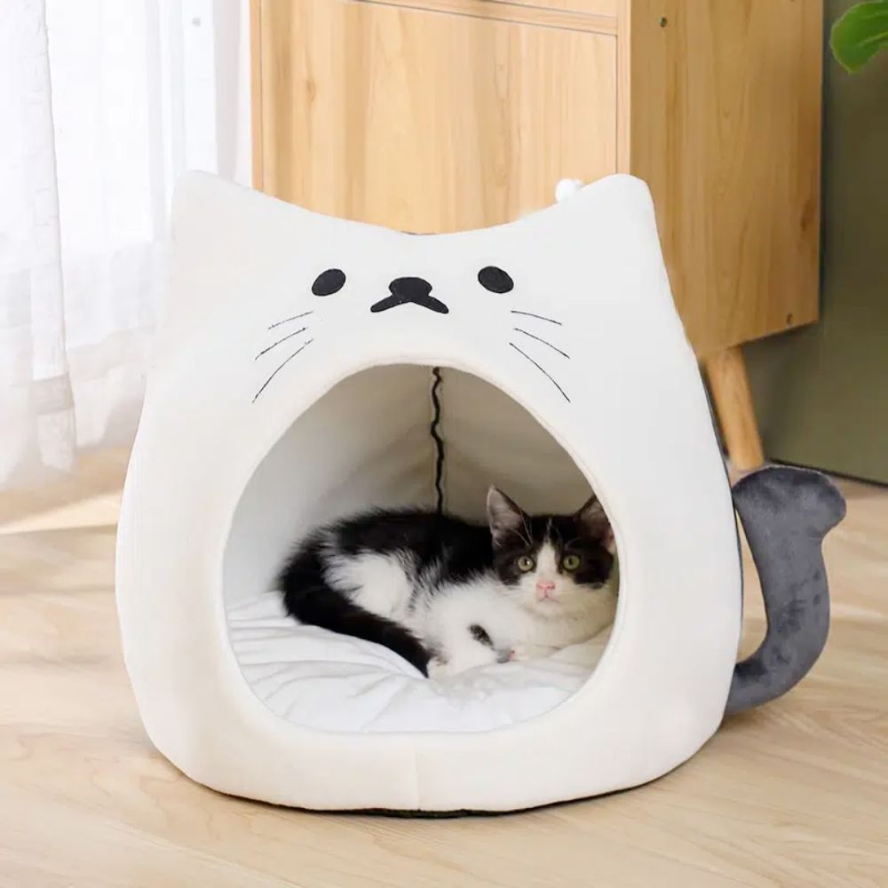 Adorable Cat Shape Pet House - Taplike