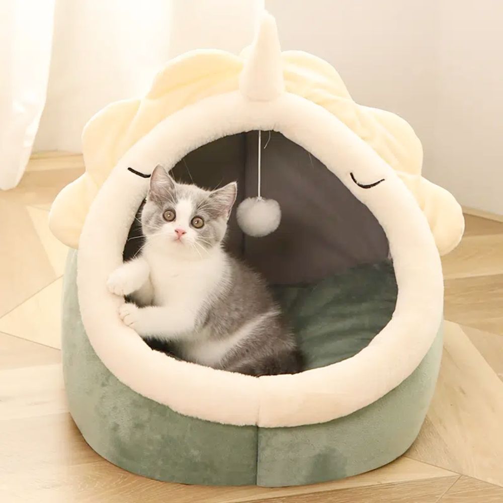 Adorable Dinosaur Pet House with Toy - Taplike