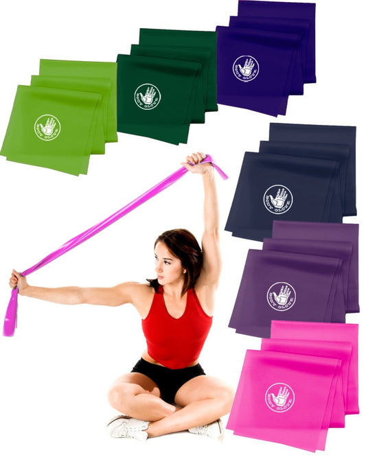 Body Glove 3 Pack Flat Resistance Bands For Upper and Lower Body - Taplike