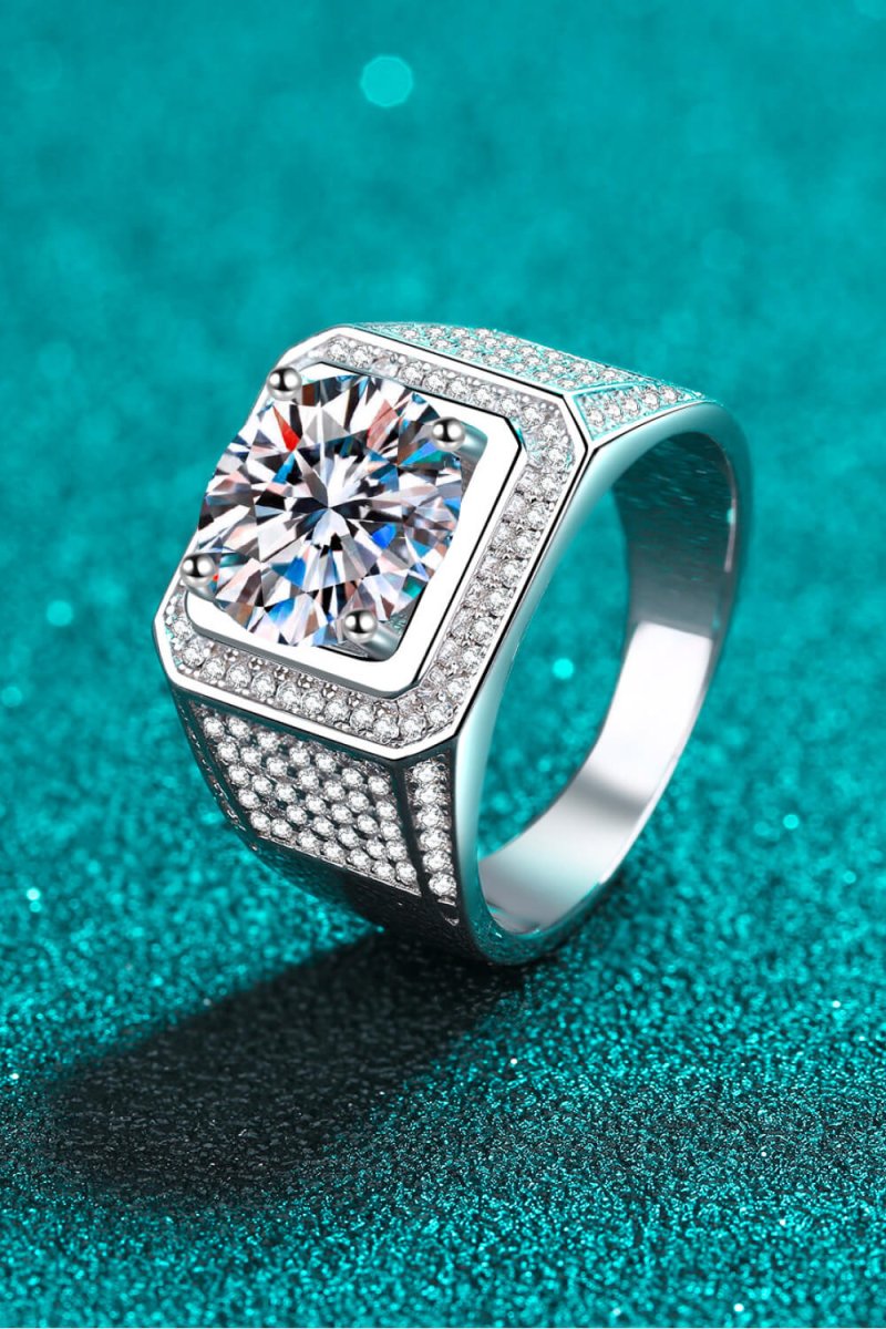 Bring It Home 925 Sterling Silver Moissanite Ring - Taplike