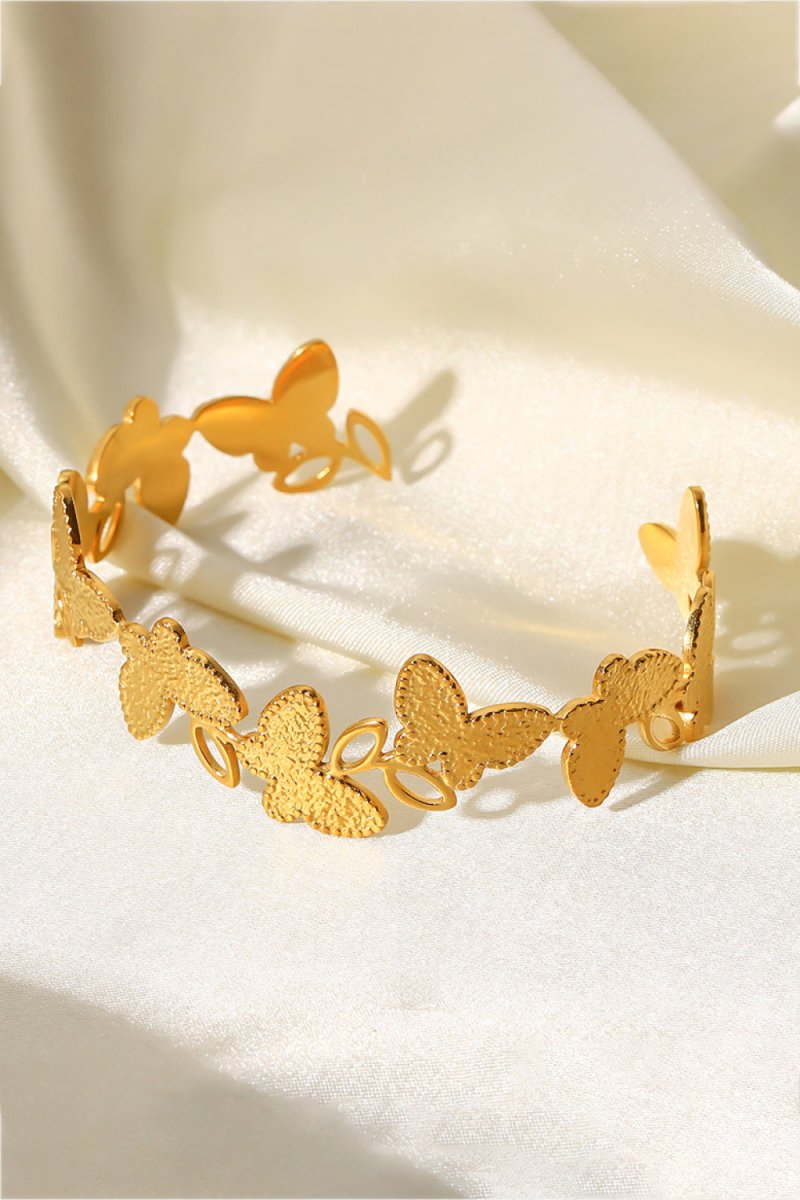 Butterfly-Shape Open Bracelet - Taplike
