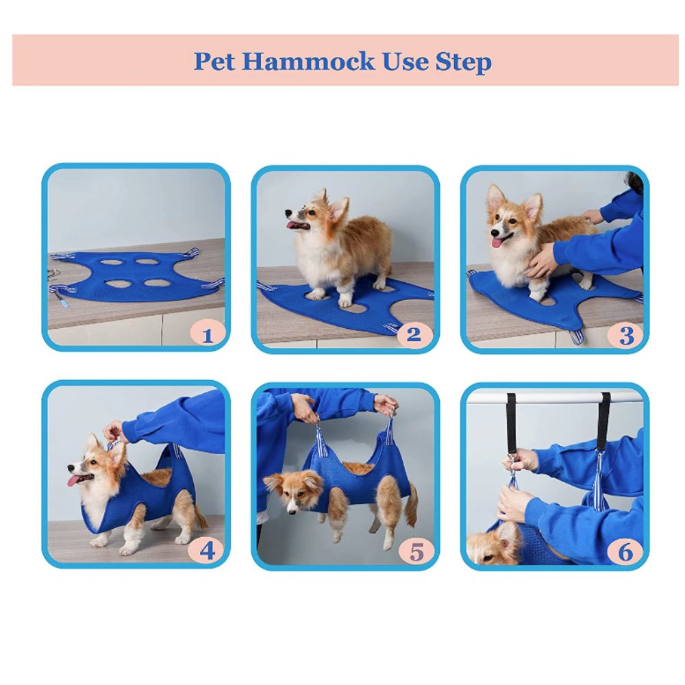 Cat Grooming Restraint Bag with Hammock - Taplike