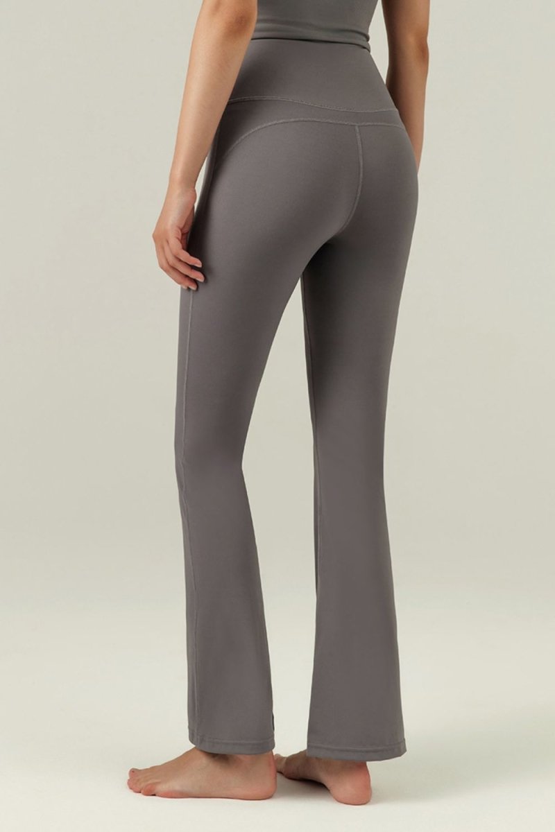 Center Seam Sports Flare Pants - TapLike