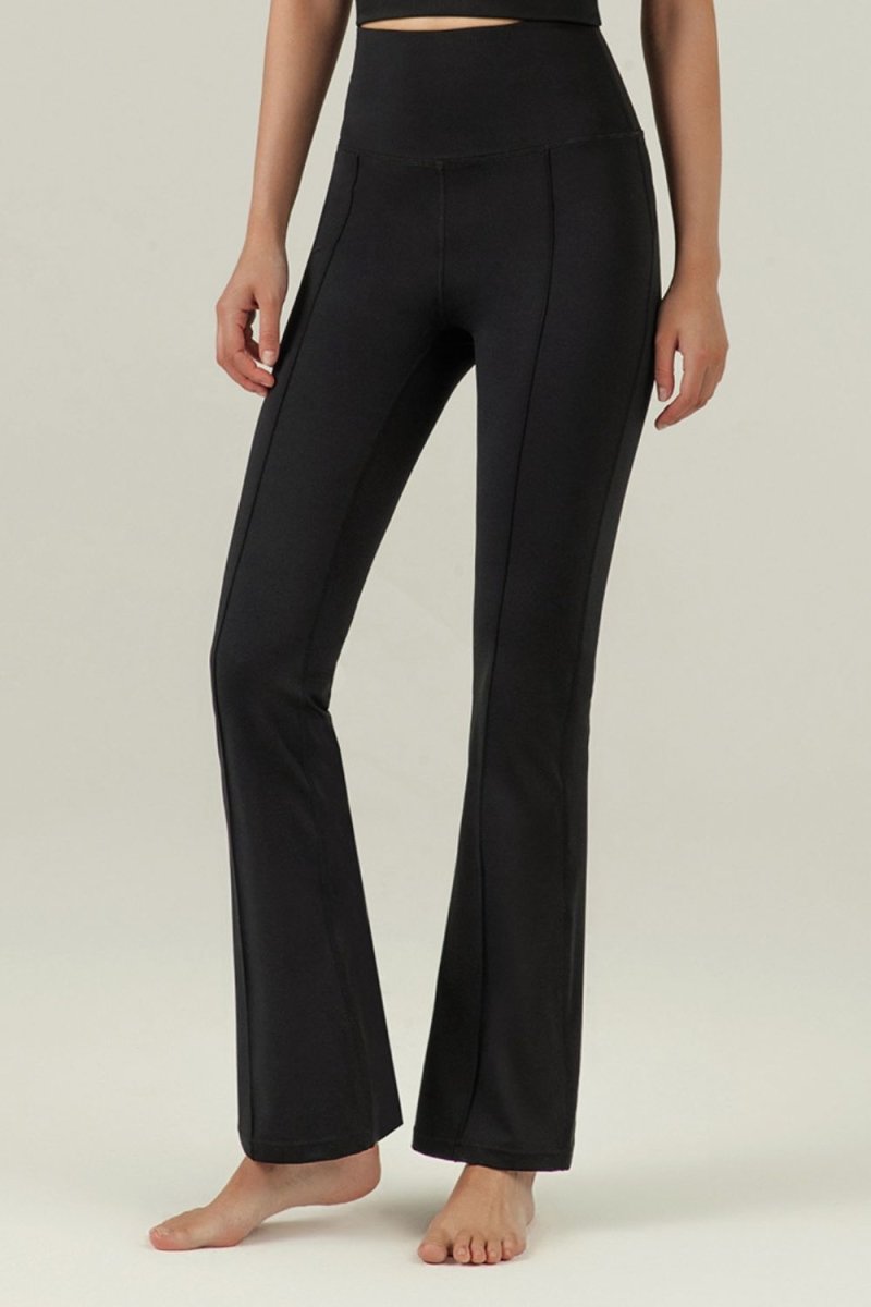 Center Seam Sports Flare Pants - TapLike