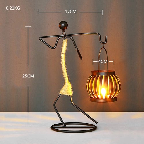 Creative Iron Candle Holder for Home Decor - Taplike