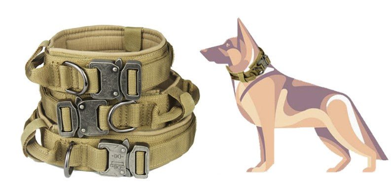 Durable Military Tactical Dog Collar - Taplike
