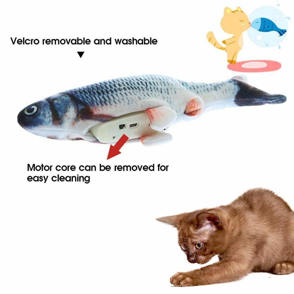 Electric Flipping Fish Toy for Cats - Taplike