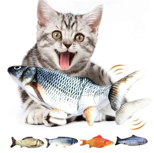 Electric Flipping Fish Toy for Cats - Taplike