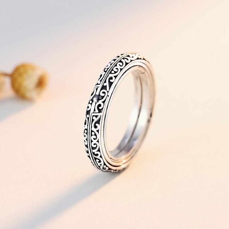 Experience the Magic of Our Reversible Space Globe Ring | K770-C - TapLike