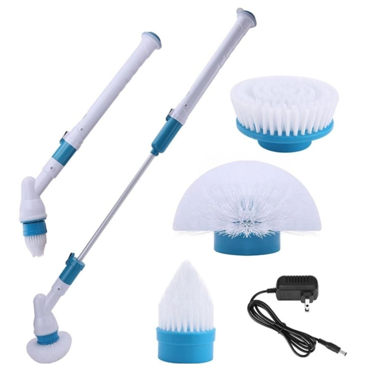 Extendable Cordless Power Scrubber For Bathrooms & Kitchen - Taplike