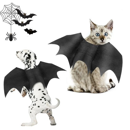 Halloween Pet Bat Wings Costume Cat and Dogs - Taplike