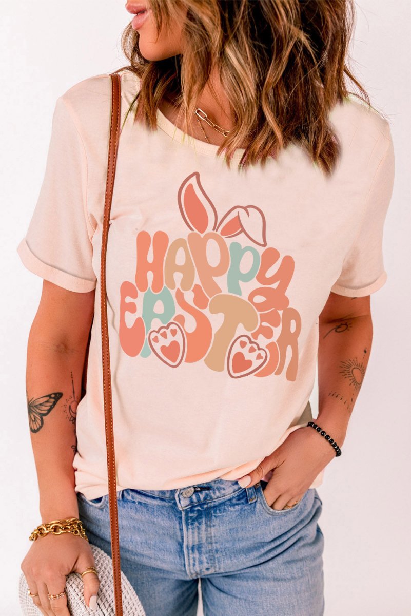 HAPPY EASTER Graphic Tee - TapLike