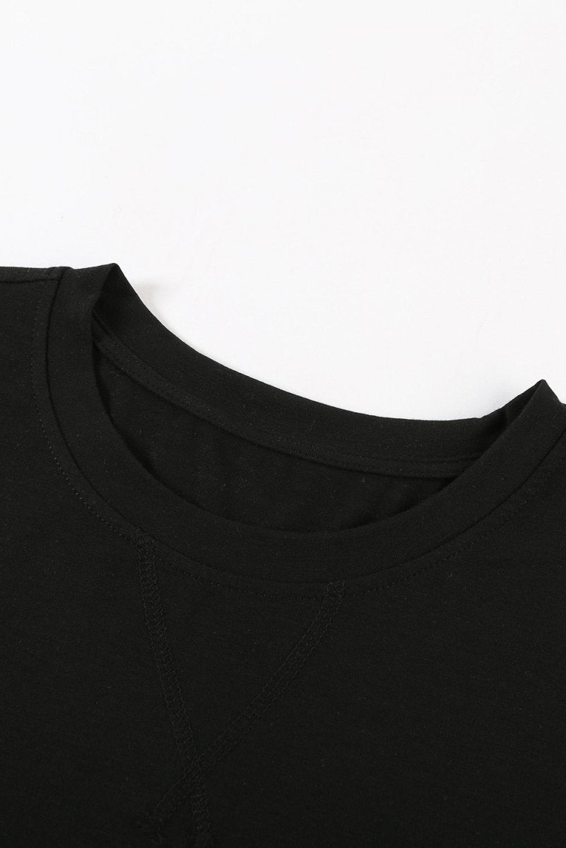 Leopard Print Color Block Short Sleeve T-Shirt 100100761675 - TapLike