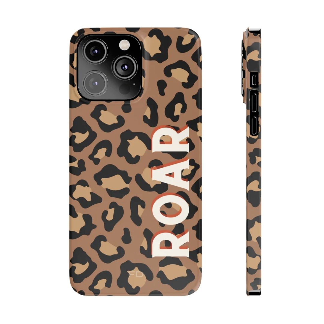 Leopard Print Slim Case for iPhone 14 Series - Taplike