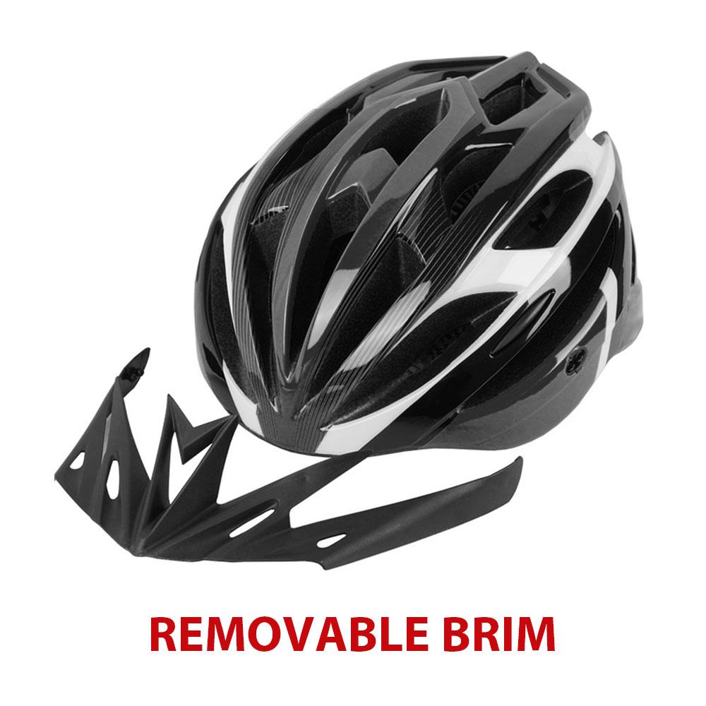 Lightweight Bike Helmet Cycling Helmet Adjustable with Light for Adult - Taplike