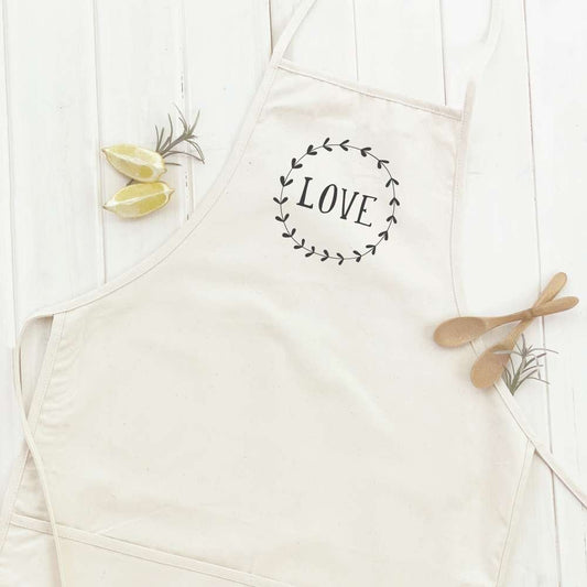 Love Simple Wreath - Women's Apron - Taplike