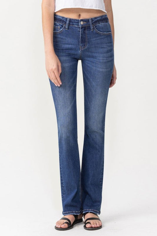 Lovervet Full Size Rebecca Midrise Bootcut Jeans - TapLike