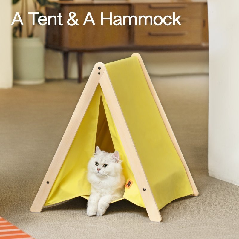 Mewoofun Pet Portable Folding Tent Cat Hammock House Easy Assembly for - Taplike