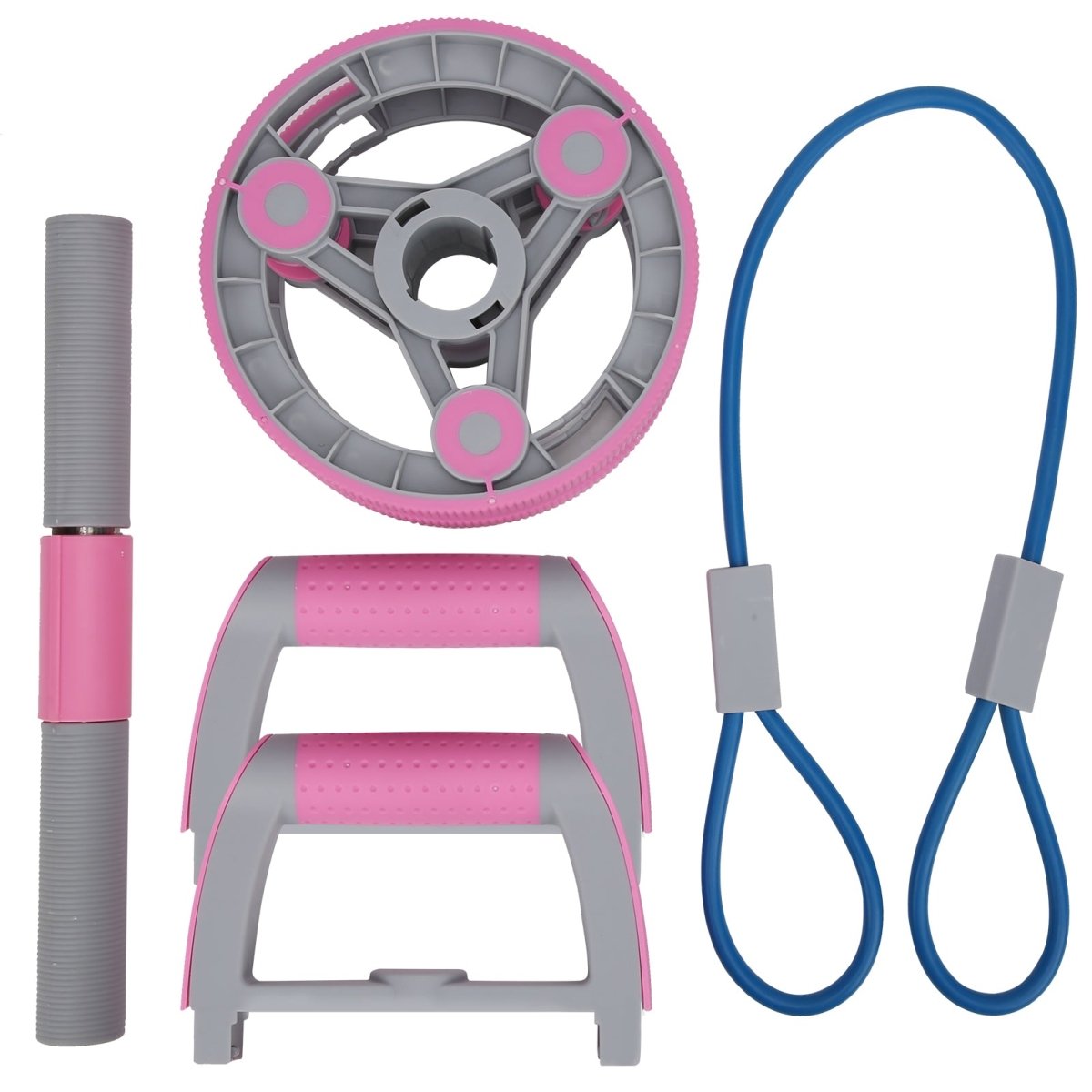Multifunctional Abdominal Wheel Pull Strap Gym Fitness Training Set - Taplike