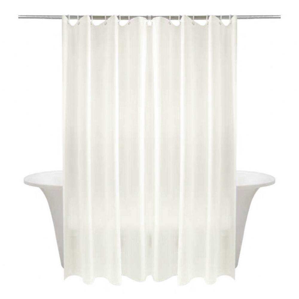 PEVA Frosted Shower Curtain Semi Transparent Bath Curtain - Taplike