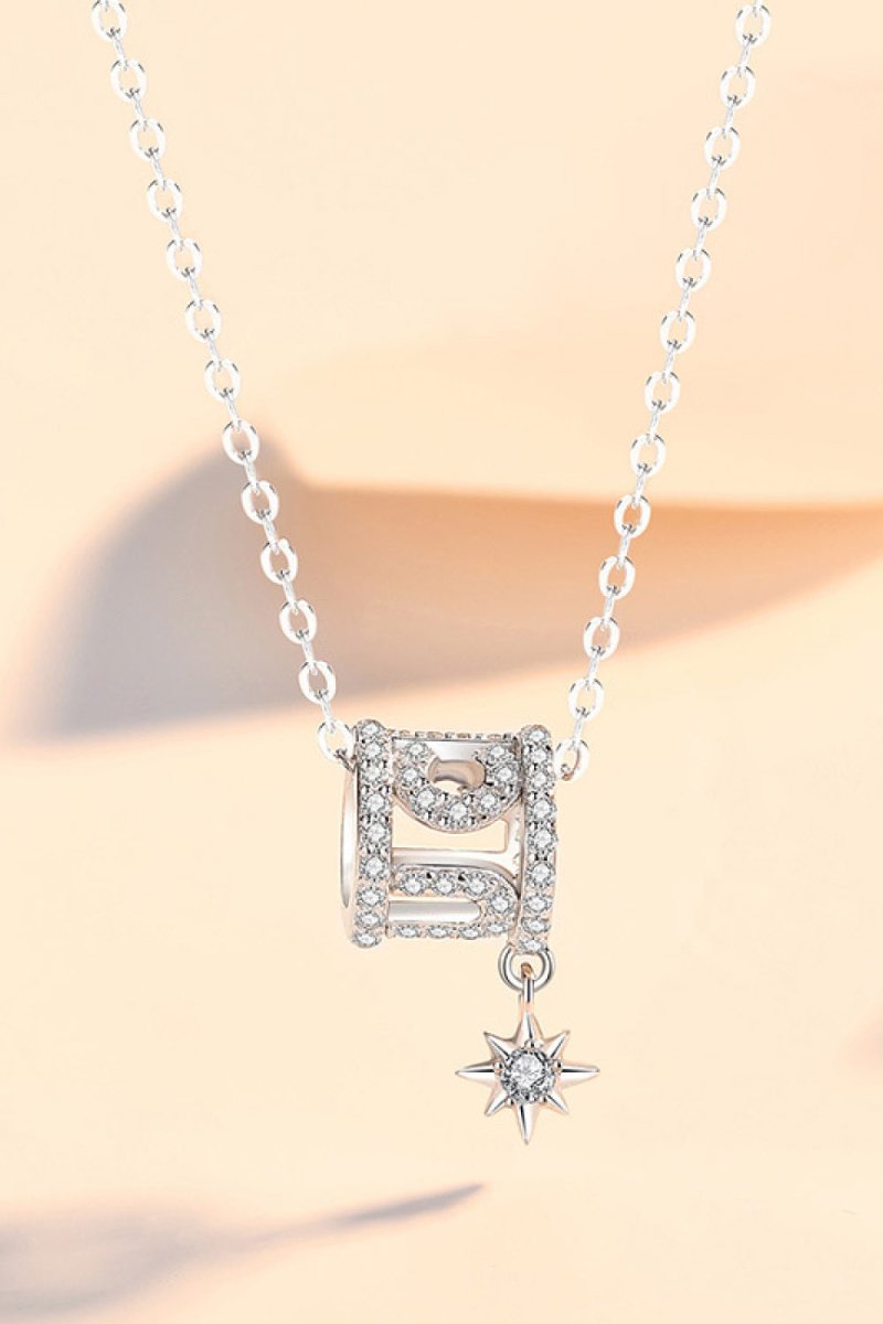 Rely On Fate Cubic Zirconia Pendant Necklace - TapLike