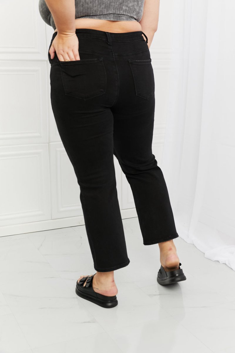 RISEN Full Size Yasmin Relaxed Distressed Jeans - Taplike