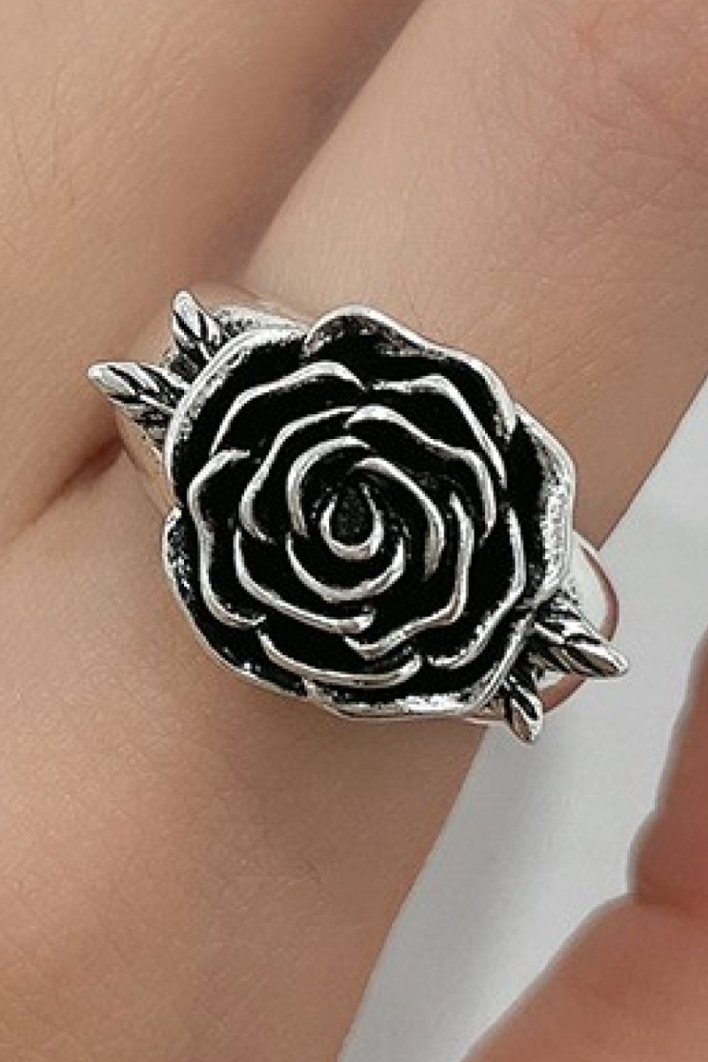 Rose 18K Silver-Plated Ring - TapLike