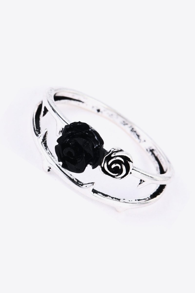 Rose Zinc Alloy Ring - TapLike