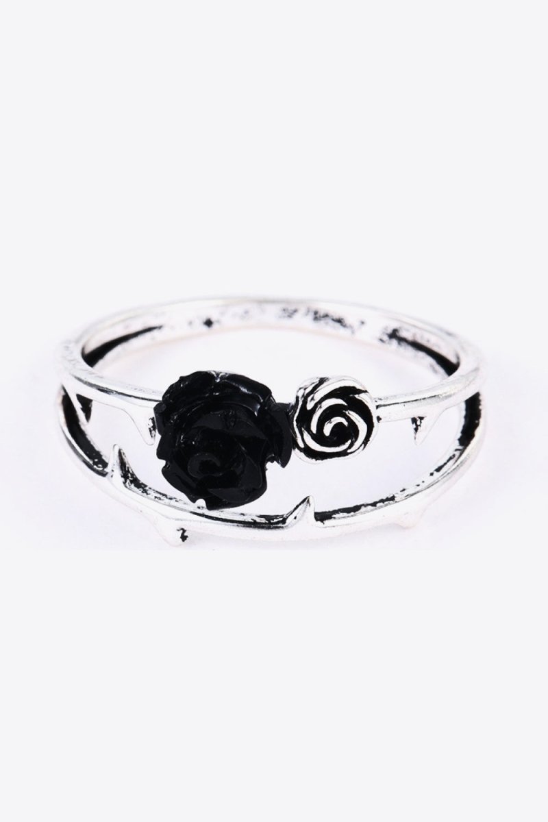 Rose Zinc Alloy Ring - TapLike