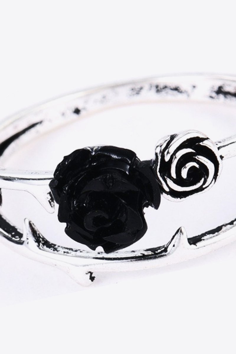 Rose Zinc Alloy Ring - TapLike