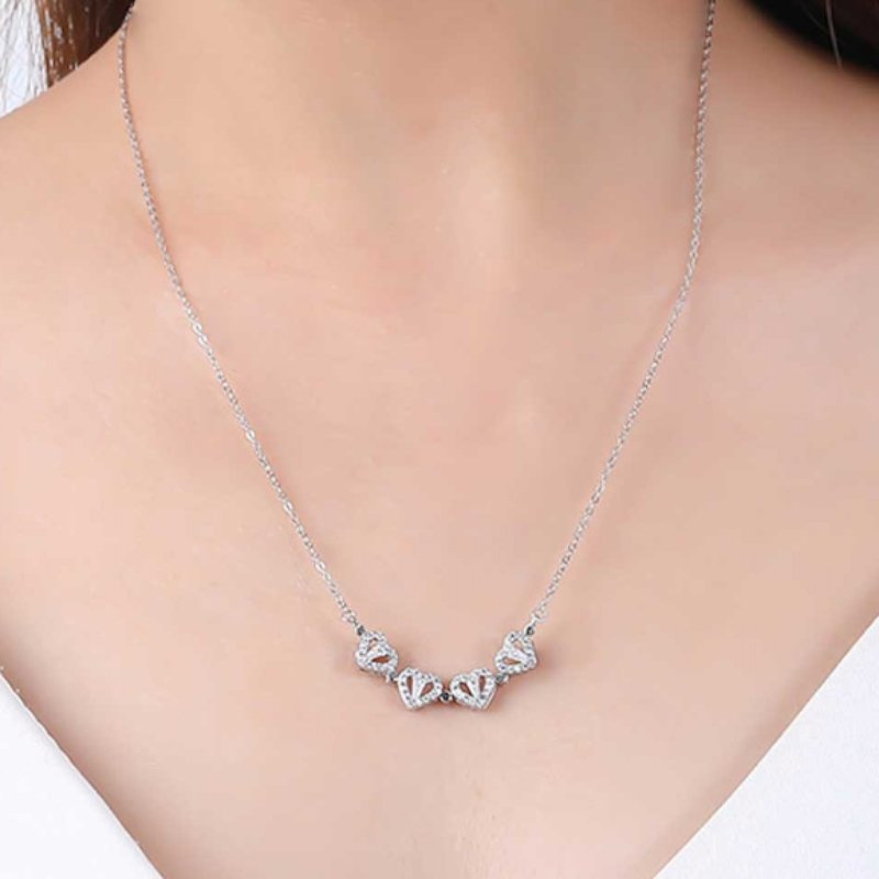 Stylish and Unique Magnetic Four Leaf Clover S925 Necklace - Boost Your Lk and Style - TapLike